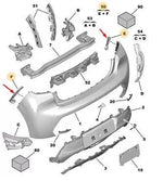 Load image into Gallery viewer, PEUGEOT 208 2020 ON REAR BUMPER BRACKET KIT LEFT & RIGHT PAIR 1673735780