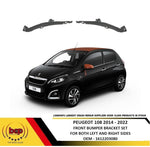 Load image into Gallery viewer, PEUGEOT 108 2014 – 2022 FRONT BUMPER BRACKET SET BOTH LEFT AND RIGHT SIDE PAIR