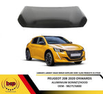 Load image into Gallery viewer, PEUGEOT 208 2020 2021 2022 2023 2024 BONNET HOOD ALUMINIUM