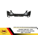 Load image into Gallery viewer, PEUGEOT 2008 FRONT BUMPER UPPER SECTION 2013 - 2016 PRIMED NO SENSORS 1610143980