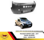 Load image into Gallery viewer, PEUGEOT BIPPER 2008 ON FRONT BUMPER TEXTURED NO FOG HOLES OEM QUALITY
