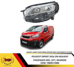 Load image into Gallery viewer, PEUGEOT EXPERT 2016 ON HEAD LIGHT LAMP LEFT PASSENGER SIDE 9808572880