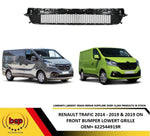 Load image into Gallery viewer, RENAULT TRAFIC 2014 - 2019 FRONT BUMPER LOWER GRILLE CENTRE 622544919R