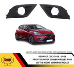 Load image into Gallery viewer, RENAULT CLIO 2016 - 2019 FRONT BUMPER LOWER GRILLE FOG HOLE PAIR LEFT & RIGHT