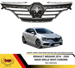 Load image into Gallery viewer, RENAULT MEGANE 2016 - 2021 GRILLE MAIN RADIATOR WITH CHROME NO BADGE