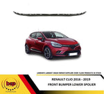 Load image into Gallery viewer, RENAULT CLIO 2016 - 2019 FRONT BUMPER LOWER SPOLIER SPLITTER SKIRT TRIM LOWER