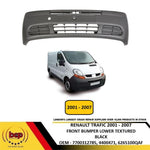 Load image into Gallery viewer, RENAULT TRAFFIC 2001 - 2007 FRONT BUMPER BLACK TEXTURED NEW INSURANCE APPROVED