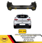 Load image into Gallery viewer, RENAULT CLIO 2013 - 2019 REAR BUMPER PRIMED WITH PARKING SENSOR HOLES NEW