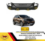 Load image into Gallery viewer, RENAULT KADJAR 2015 – 2018 REAR BUMPER LOWER SECTION BLACK PARKING SENSOR HOLE