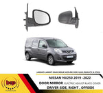 Load image into Gallery viewer, NISSAN NV250 2019 - 2022 DOOR WING MIRROR ELECTRIC DRIVER SIDE RIGHT BLACK