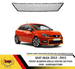 Load image into Gallery viewer, SEAT IBIZA 2012 - 2015 FRONT BUMPER LOWER GRILLE CENTRE LOWER 3 DOOR HATCHBACK