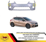 Load image into Gallery viewer, SEAT IBIZA 2017 ONWARDS FRONT BUMPER PRIMED WITH PARKING SENSOR HOLES OEM SPEC