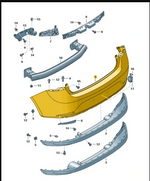 Load image into Gallery viewer, SEAT IBIZA 2012 – 2017 REAR BUMPER PRIMED 5 DOOR NOT FR MODEL NO PARKING SENSOR