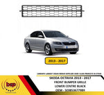 Load image into Gallery viewer, SKODA OCTAVIA 2013 – 2017 FRONT BUMPER GRILLE LOWER CENTRE FITS VRS MODELS ASWEL