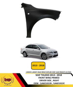 Load image into Gallery viewer, SEAT TOLEDO 2013 - 2018 FRONT WING DRIVER SIDE RIGHT WITH HOLE INSURANCE APPROVE
