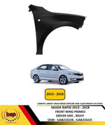 Load image into Gallery viewer, SKODA RAPID 2013 - 2018 FRONT WING DRIVER SIDE RIGHT WITH HOLE NEW PRIMED
