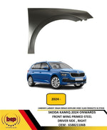 Load image into Gallery viewer, SKODA KAMIQ 2024 ONWARDS FRONT WING PRIMED STEEL DRIVER SIDE RIGHT 658821106B