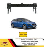 Load image into Gallery viewer, SKODA SCALA 2019 -2024 FRONT BUMPER REINFORCER IMPACT CRASH BAR STEEL 654807109G