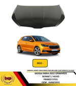 Load image into Gallery viewer, SKODA FABIA 2022 ONWARDS BONNET HOOD PRIMED STEEL INSURANCE APPROVED 6VA823031