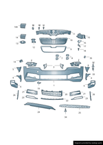 Load image into Gallery viewer, SKODA SUPERB 2019 - 2024 FRONT BUMPER NO PARKING OR WASH HOLES 3V0807218D