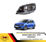 Load image into Gallery viewer, SKODA FABIA 2015 - 2018 HEADLIGHT LAMP HALOGEN LEFT PASSENGERS 6V2941015C