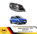 Load image into Gallery viewer, SKODA FABIA 2015 - 2018 HEADLIGHT LAMP HALOGEN RIGHT DRIVERS 6V2941016