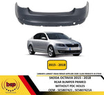 Load image into Gallery viewer, SKODA OCTAVIA HATCHBACK 2013 - 2017 REAR BUMPER PRIMED INSURANCE APPROVED NEW