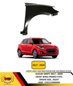 Load image into Gallery viewer, SUZUKI SWIFT 2017 - 2020 FRONT WING FENDER RIGHT DRIVER SIDE PRIMED NEW