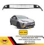 Load image into Gallery viewer, TOYOTA PRIUS 2019 – 2023 FRONT BUMPER CENTRE GRILLE BLACK WITH FOG LAMP HOLE