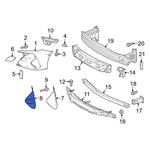 Load image into Gallery viewer, TOYOTA PRIUS PLUG IN 2017 - 2023 FRONT BUMPER FOG GRILLE DRIVER RIGHT PHEV