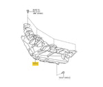 Load image into Gallery viewer, TOYOTA YARIS 2017 - 2020 FRONT BUMPER UPPER GRILLE HOLDER BRACKET NEW 531110DB10