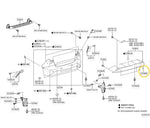Load image into Gallery viewer, TOYOTA PRIUS 2019 -2023 REAR BUMPER TOW EYE COVER IN LOWER SPOILER 5216947070