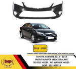 Load image into Gallery viewer, TOYOTA AVENSIS 2012 - 2015 FRONT BUMPER SMOOTH BLACK NO PDC HOLES NO WASH HOLES