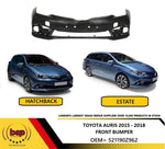 Load image into Gallery viewer, TOYOTA AURIS 2015 - 2019 FRONT BUMPER NO PARKING SENSOR HOLES NOT PRIMED