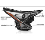 Load image into Gallery viewer, TOYOTA PRIUS 2016 – 2019 HEADLIGHT LAMP WITH LED DRL PASSENGER SIDE LEFT NEW