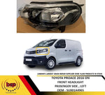 Load image into Gallery viewer, TOYOTA PROACE 2016 HEADLIGHT PASSENGER SIDE LEFT SU001A4965 NEARSIDE
