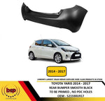 Load image into Gallery viewer, TOYOTA YARIS 2014 - 2017 REAR BUMPER NOT PRIMED NO PDC BRAND NEW OEM QUALITY