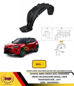 Load image into Gallery viewer, TOYOTA YARIS CROSS 2021 ON FRONT SPLASHGUARD WHEELLINER LEFT SIDE N/S 538760D421