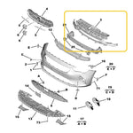 Load image into Gallery viewer, VAUXHALL CORSA F 2020 ON FRONT BUMPER GRILLE SUPPORT PANEL PLASTIC SLAM
