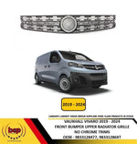Load image into Gallery viewer, VAUXHALL VIVARO 2019 – 2024 FRONT RADIATOR UPPER GRILLE WITHOUT CHROME TRIMS NEW