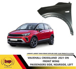Load image into Gallery viewer, VAUXHALL CROSSLAND 2020 ONWARDS FRONT WING FENDER NEARSIDE PASSENGER SIDE PANEL