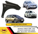 Load image into Gallery viewer, VAUXHALL CORSA D 2006-2014 FRONT WING DRIVER SIDE RIGHT O/S NEW