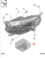 Load image into Gallery viewer, PEUGEOT 5008 2017 - 2021 HEADLIGHT REPAIR BRACKET KIT MOUNT PASSENGER SIDE LEFT