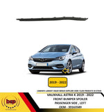Load image into Gallery viewer, VAUXHALL ASTRA K 2019 – 2022 FRONT BUMPER SPOILER VALANCE PASSENGER SIDE LEFT