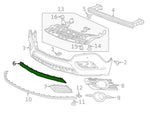 Load image into Gallery viewer, VAUXHALL MOKKA 2012 - 2016 FRONT BUMPER LOWER TRIM GREY SILVER 95276671