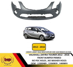 Load image into Gallery viewer, VAUXHALL ZAFIRA TOURER 2012 – 2016 FRONT BUMPER PRIMED NO PARKING SENSORS NEW