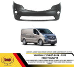 Load image into Gallery viewer, VAUXHALL VIVARO 2014 - 2019 FRONT BUMPER TEXTURED PRIMED TO BE PAINTED