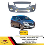 Load image into Gallery viewer, VAUXHALL MERIVA 2014 - 2017 FRONT BUMPER PRIMED INSURANCE APPROVED WITH PDC HOLE