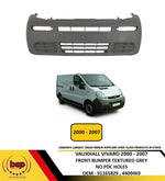 Load image into Gallery viewer, VAUXHALL VIVARO 2000 - 2007 FRONT BUMPER TEXTURED GREY NO FOG LIGHT HOLES NEW