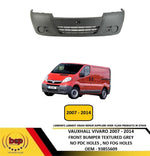 Load image into Gallery viewer, VAUXHALL VIVARO 2007- 2014 FRONT BUMPER TEXTURED GREY NO PDC HOLES NO FOG HOLE